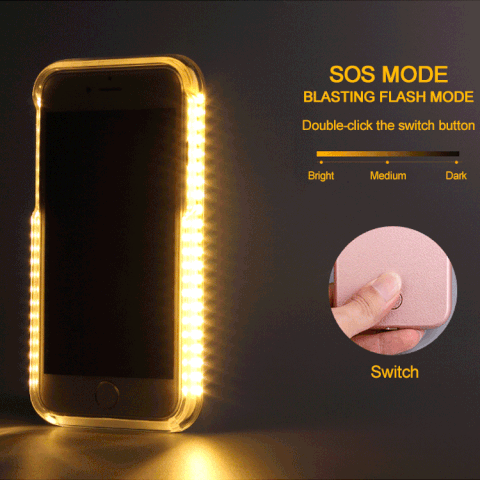 🔥BUY 2 SAVE $7🔥 LED Selfie iPhone Case