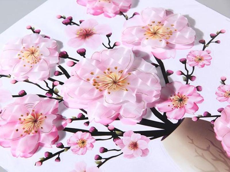 【KAUF 2 UND BEKOMME 1 GRATIS DAZU】Klare bunte Wandaufkleber der Blumen 3D