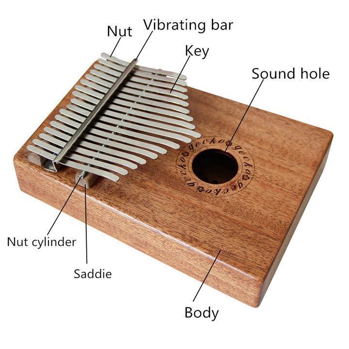 Wunderschöne 17 Schlüssel Kalimba (Tolle Geschenke)